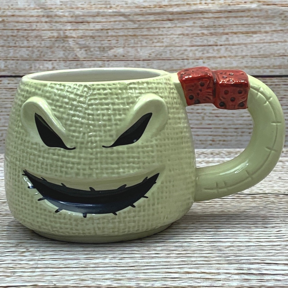 Disney Tim Burtons The Nightmare Before‎ Christmas Oogie Boogie Ceramic Mug NEW
